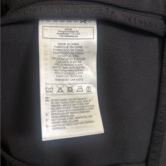 Adidas Ivy Park Black Blazer with Gold Accents Medium Size - Picture 5 of 10